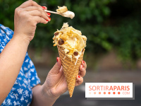 Insolite, la glace panettone de Christophe Louie à découvrir l'été à Paris