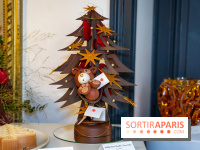 La bûche de Noël sapin exceptionnelle d'Eddie Benghanem pour le Trianon Palace Versailles 2023