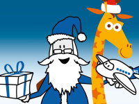 Collecte de jouets du Père Noël Bleu XL Airways chez Toys'R'Us la Défense