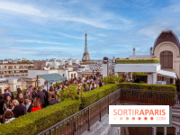 La terrasse en Rooftop du Peninsula Paris 2026, le bar perché à la vue exceptionnelle