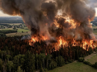 Incendie en forêt de Fontainebleau, routes coupées et trains perturbés