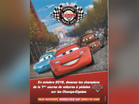 Trophée Cars sur les Champs-Elysées, courses de voitures à pédale