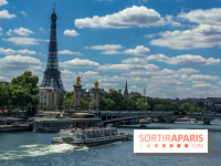 Visuel paris Tour Eiffel Seine Bateau mouche