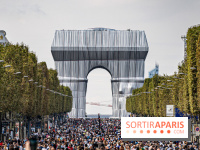 L'Arc de Triomphe empaqueté, hommage à Christo réussi