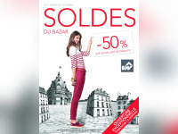 Coup d'envoi des soldes avec Victoria Abril au BHV Hommes