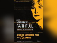 Marianne Faithfull en concert à l’Olympia de Paris en 2014 pour ses 50 ans de carrière 