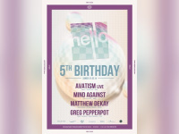 Hello 5th anniversary au Rex Club avec Avatism 