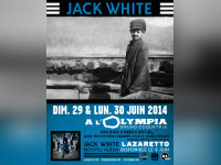 Jack White en concerts à l’Olympia de Paris en juin 2014