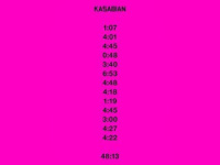 Kasabian en concert au Zénith de Paris en novembre 2014