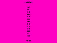 Sortie du nouvel album de Kasabian "48:13"