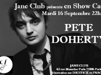 Pete Doherty en showcase au Jane Club le 16 septembre 2014