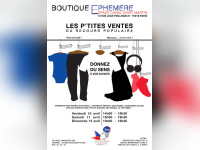 Les P’Tites Ventes du Secours Populaire 