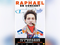 Raphaël en concert au Cirque d’Hiver de Paris en décembre 2015