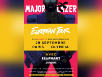 Major Lazer en concerts à l’Olympia de Paris en septembre et octobre 2015