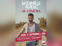 Kendji Girac : retransmission de son concert à l’Olympia au cinéma
