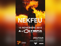 Nekfeu en concert à l’Olympia de Paris en novembre 2015