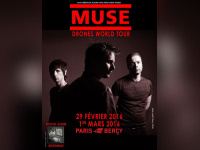 Muse en concerts à Paris Bercy Arena en 2016