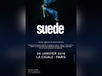Suede en concert à La Cigale de Paris en 2016 