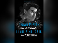 Shawn Mendes en concert à l'Olympia de Paris en mai 2016