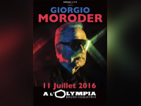 Giorgio Moroder en concert à l’Olympia de Paris en juillet 2016
