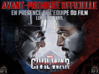 Captain America - Civil War en avant-première officielle au Grand Rex de Paris