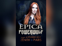 Epica en concert au Zénith de Paris en 2017