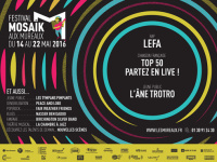 Festival Mosaïk 2016 aux Mureaux : dates, programmation et réservations