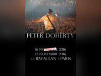 Pete Doherty : concert supplémentaire au Bataclan de Paris en novembre 2016