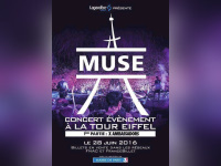 Muse en concert à la Tour Eiffel en juin 2016 ? 