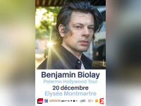 Benjamin Biolay en concert à l’Elysée Montmartre de Paris en décembre 2016
