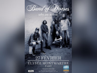 Band Of Horses en concert à l’Elysée Montmartre de Paris en 2017