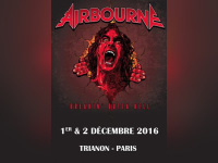 Airbourne en concerts au Trianon de Paris en décembre 2016