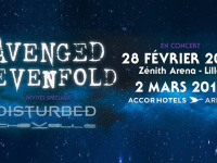 Avenged Sevenfold en concert à l'Arena Bercy de Paris en 2017