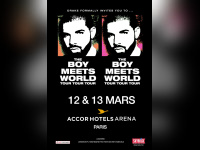 Drake en concerts à l'Arena Bercy de Paris en 2017