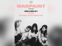 Warpaint en concert à L'Elysée Montmartre de Paris en mars 2017