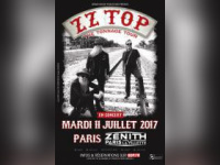ZZ Top en concert au Zénith de Paris en juillet 2017
