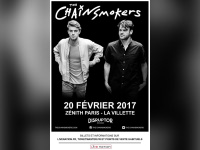 The Chainsmokers en concert au Zénith de Paris en février 2017