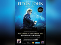Elton John en concert à l'Arena Bercy de Paris en 2017