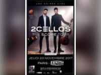 2Cellos en concert au Zénith de Paris en novembre 2017