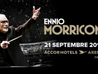 Ennio Morricone en concert à l'Arena Bercy de Paris en septembre 2017