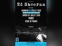 Ed Sheeran en concerts au Stade de France en juillet 2018