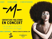 LAMOMALI de -M- en concert à l'Arena Bercy de Paris en décembre 2017
