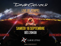 Retransmission du concert de David Gilmour au Club de l'Etoile 