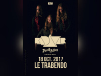 Kadavar et Death Alley en concert au Trabendo de Paris en octobre 2017