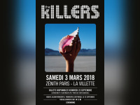The Killers en concert au Zénith de Paris en mars 2018