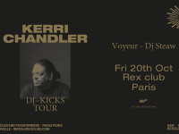 Kerri Chandler DJ Kicks Tour au Rex Club