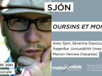 Lecture Musicale de Sjón à La Maison de la Poésie