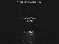 Cigarettes After Sex en concert au Trianon de Paris en mai 2018