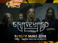 Mondial du Tatouage 2018 à Paris : Graveyard en concert à La Grande Halle de La Villette