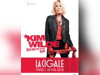 Kim Wilde en concert à La Cigale de Paris en mai 2018